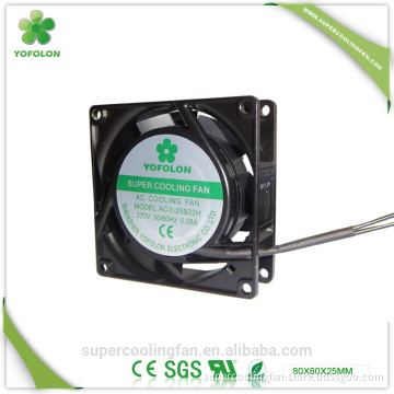 8025 AC cabinet fan 220V ac cooler ball bearing ac axial fan